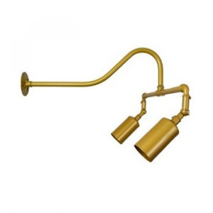 2 Cans with Swivels on Gooseneck Arm Sign Light