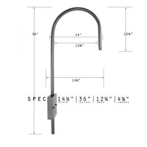 Large J Arm Wall Bracket
