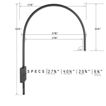 Large J Arm Wall Bracket
