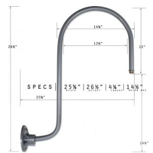 Short Arm Loop Gooseneck