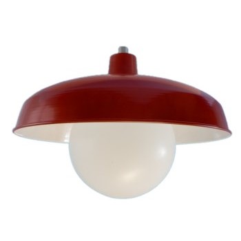 Barn Shade w/ 12″ Globe for Heavy-Gauge Arm