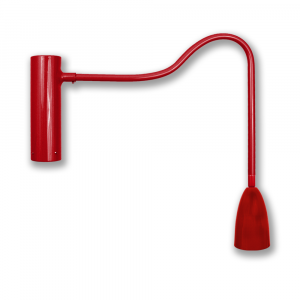 Bullet Shade Head on Down Arm Post Mount