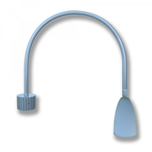 Bullet Shade Head on Loop Arm Post Mount