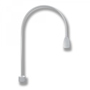 Bullet Shade Head on Parapet Arm Post Mount