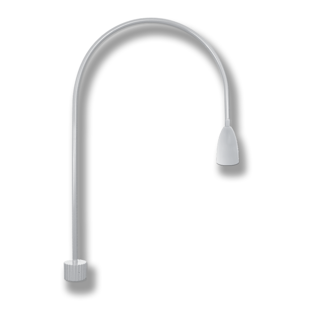 Bullet Shade Head on Parapet Arm Post Mount