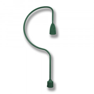 Bullet Shade on Large Shepherd Hook Post Mount