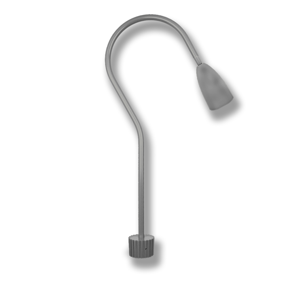 Bullet Shade on Shepherd Hook Post Mount