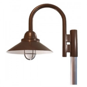 Cylinder Shade on Offset Heavy Gauge J Arm