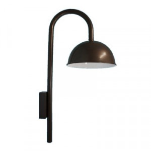 Dome Shade on Heavy Gauge J Arm