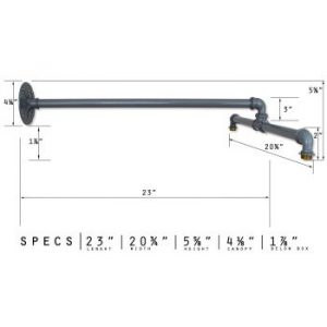 Double Light Straight Arm