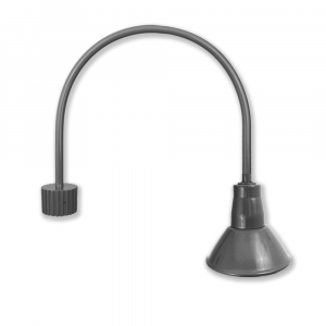 Down Shade on Loop Arm Post Mount