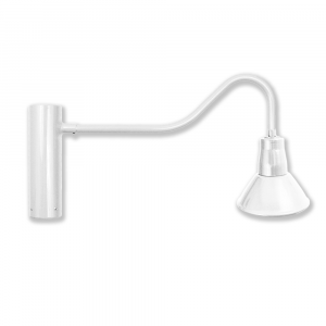 Down Shade on Standard Gooseneck Post Mount