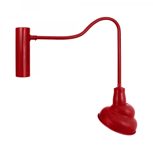 Emblem Shade on Down Arm Post Mount