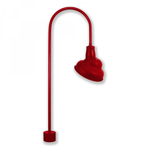 Emblem Shade on J Arm Post Mount