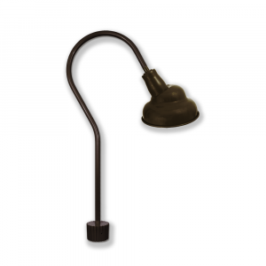 Emblem Shade on Shepard Hook Post Mount