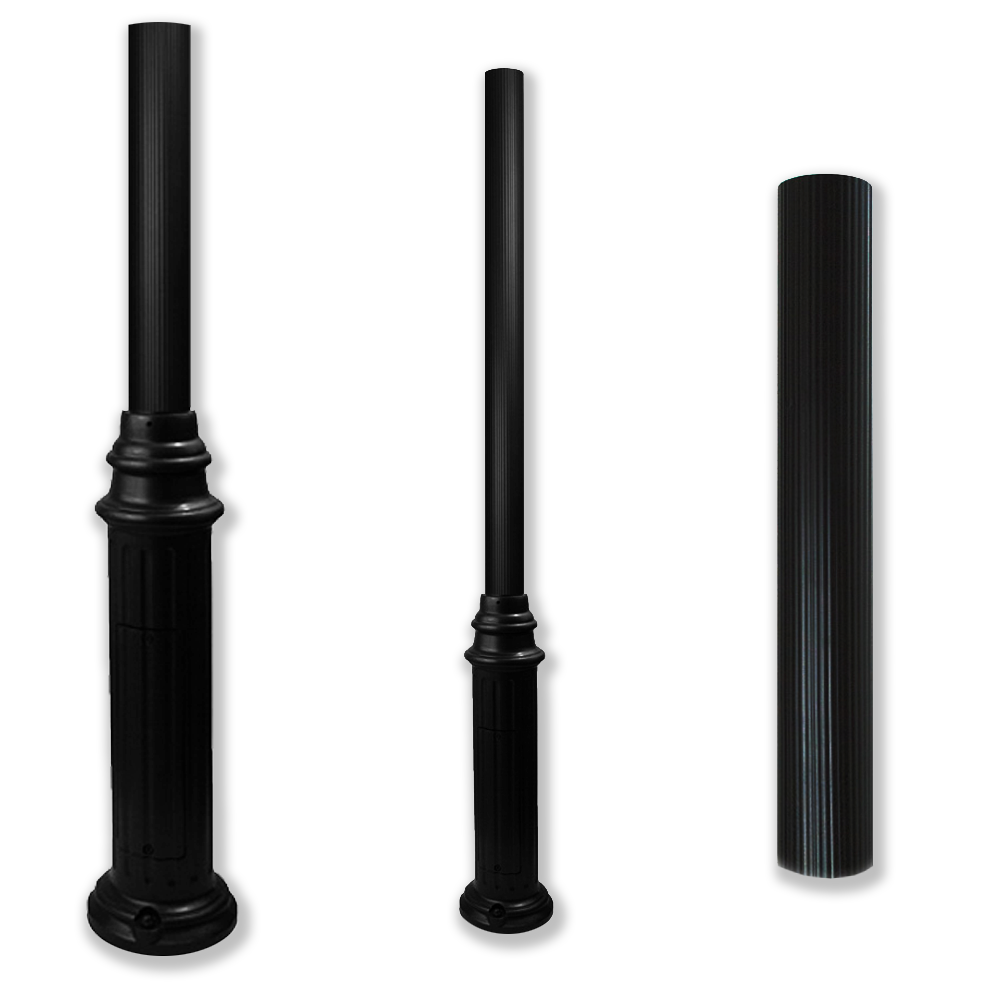 Fluted Top Cast Base Post - Image 2