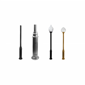 Fluted Top Cast Base Post