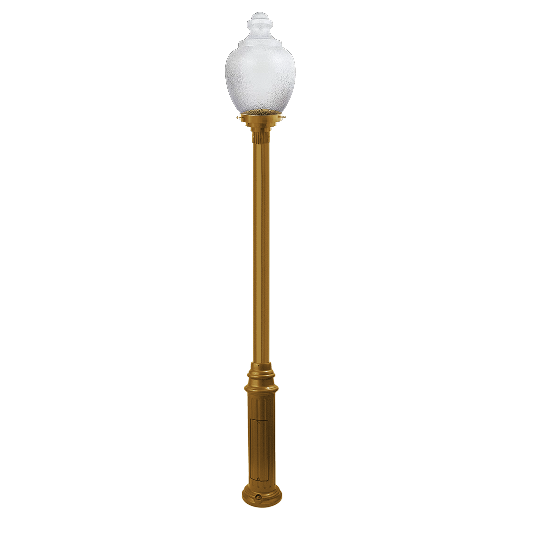 Fluted Top Cast Base Post - Image 4