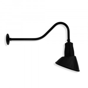 Gooseneck Angle Shade on Standard Arm