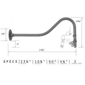 Gooseneck Arm with Swivel