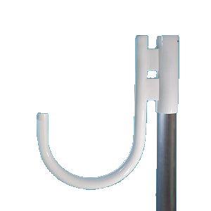 Heavy Gauge Reverse Gooseneck Post Mount