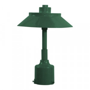 LED 10″ Shade on Stem, Dark Sky Post Light