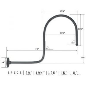 Large Aluminum Gooseneck Arm