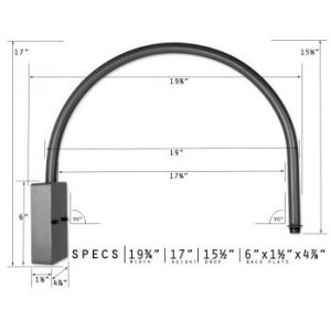 Loop Arm Wall Bracket