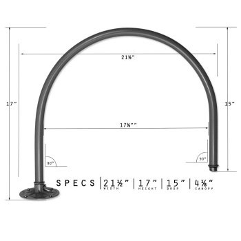 Parapet Gooseneck Arm