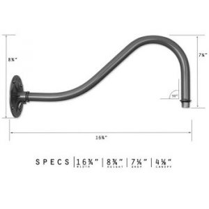 Short Gooseneck Arm