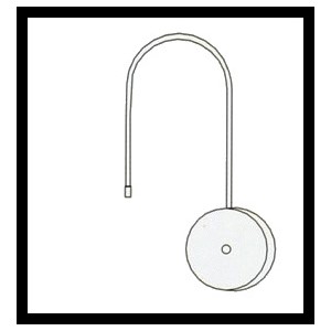 Small Indoor Gooseneck “J” Arm