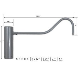 Standard Gooseneck Post Mount